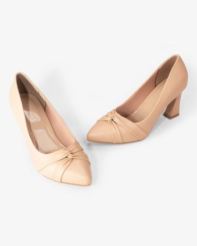 Giày Cao Gót Hạnh Dung Mũi Nhọn Thắt Nơ HD04972AD