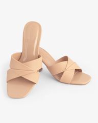 Dép Cao Gót Hạnh Dung Quai Ngang Khoét HD04974AD