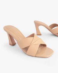 Dép Cao Gót Hạnh Dung Quai Ngang Khoét HD04974AD