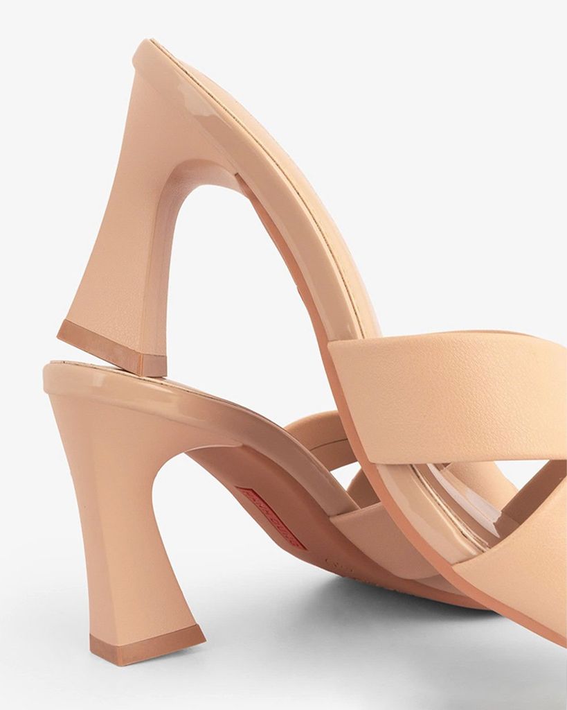 Dép Cao Gót Hạnh Dung Quai Ngang Khoét HD04974AD