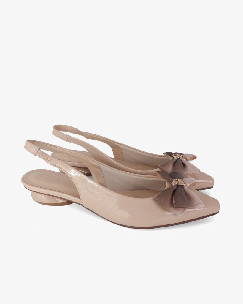 Giày Sandal Hạnh Dung Bít Mũi Khóa Nơ HD0655BA