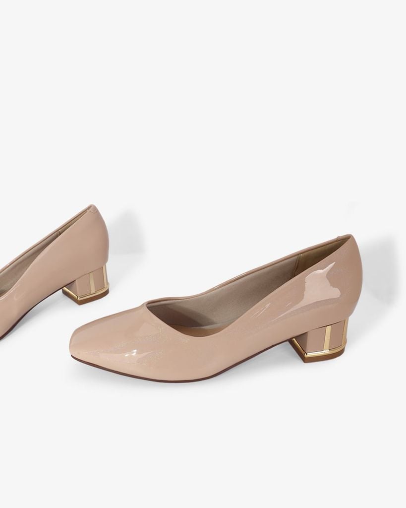 Giày Cao Gót Hạnh Dung Cổ Tim HD0656BA