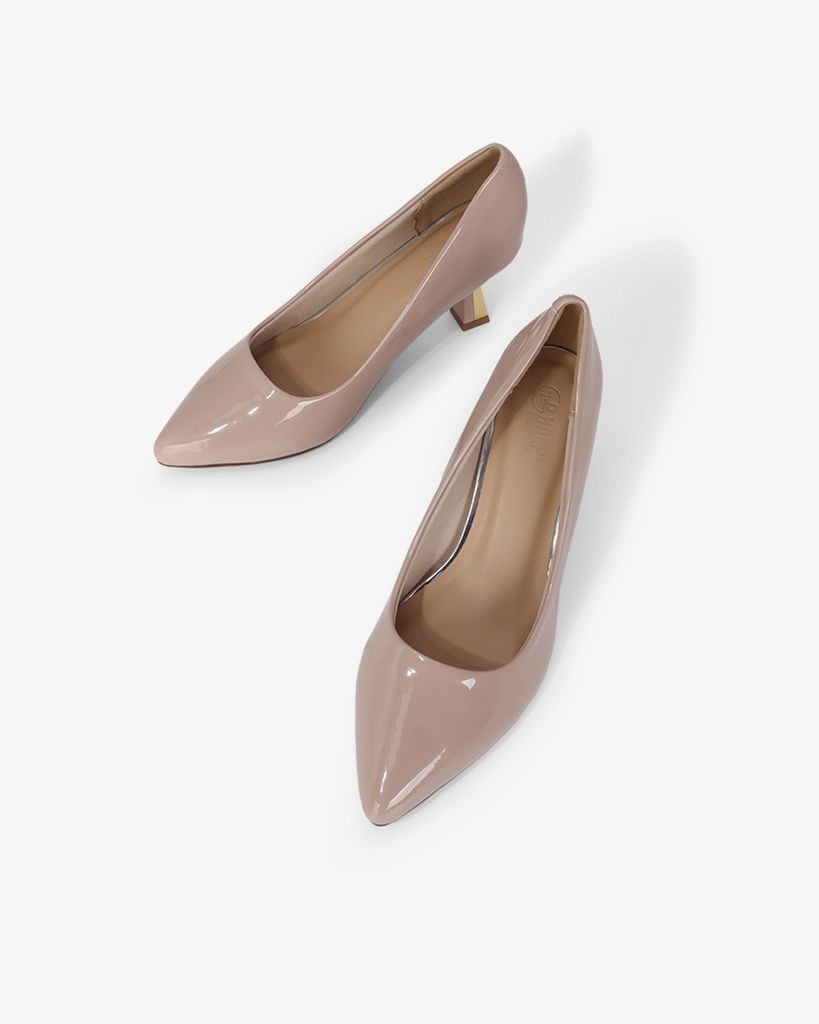 Giày Cao Gót Hạnh Dung Cổ Tròn Mũi Nhọn HD0657BA