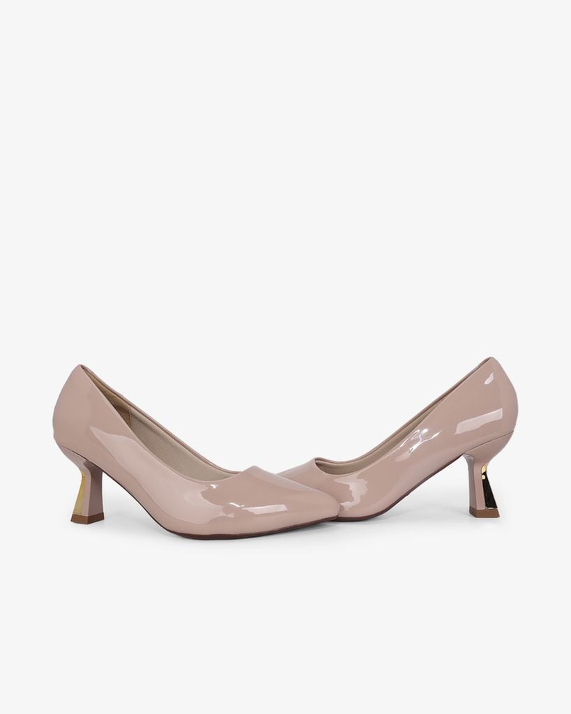 Giày Cao Gót Hạnh Dung Cổ Tròn Mũi Nhọn HD0657BA