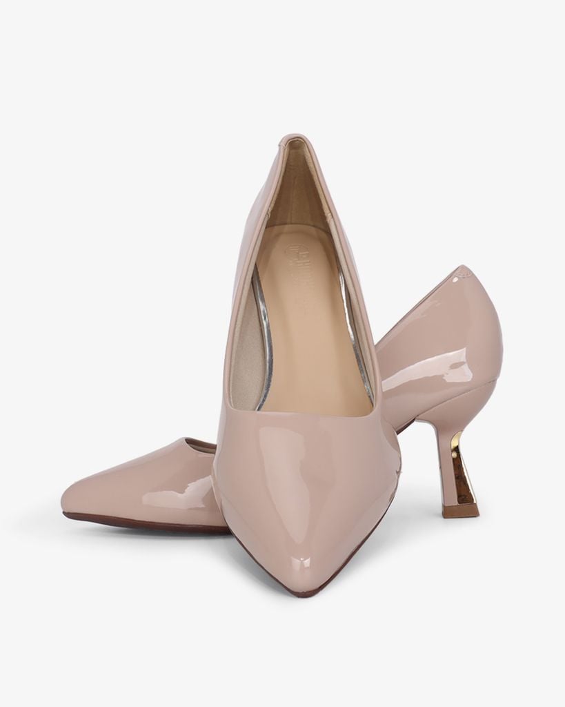 Giày Cao Gót Hạnh Dung Cổ Tròn Mũi Nhọn HD0657BA