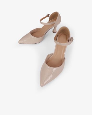 Giày Sandal Hạnh Dung Mũi Nhọn Trơn Ánh Vân HD0659BA