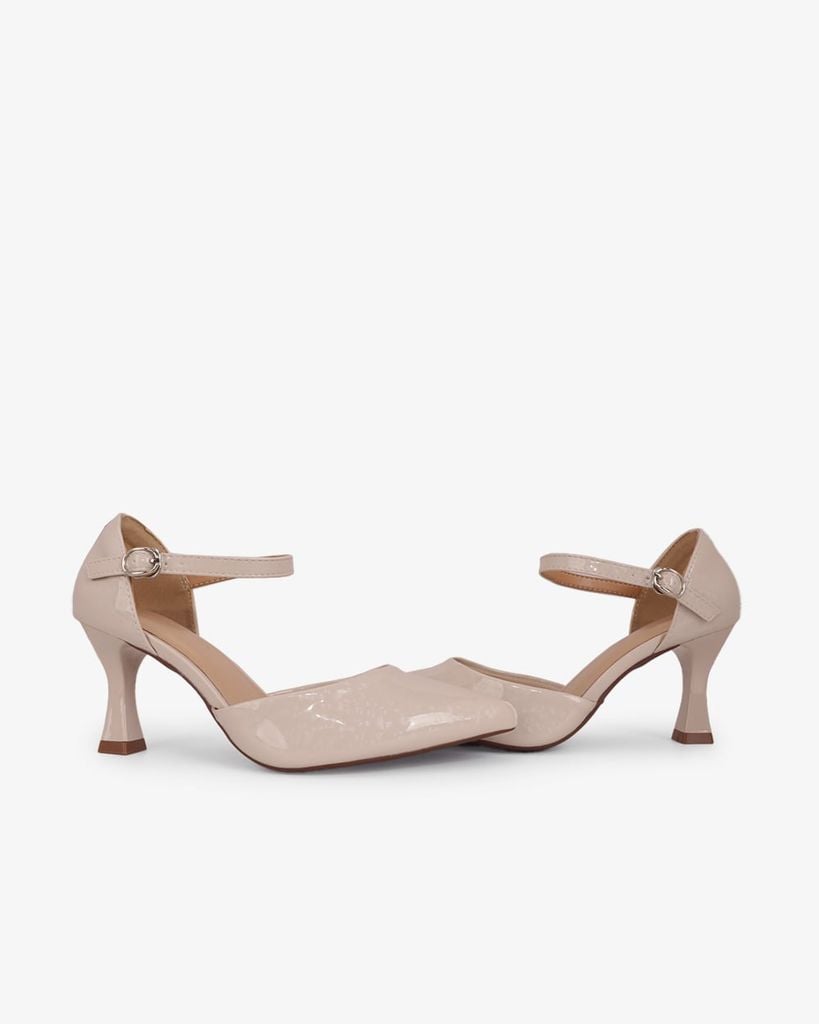 Giày Sandal Hạnh Dung Mũi Nhọn Trơn Ánh Vân HD0659BA