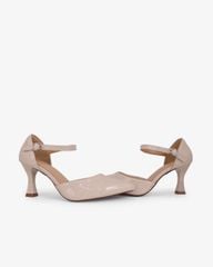 Giày Sandal Hạnh Dung Mũi Nhọn Trơn Ánh Vân HD0659BA