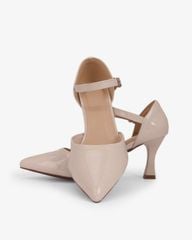 Giày Sandal Hạnh Dung Mũi Nhọn Trơn Ánh Vân HD0659BA
