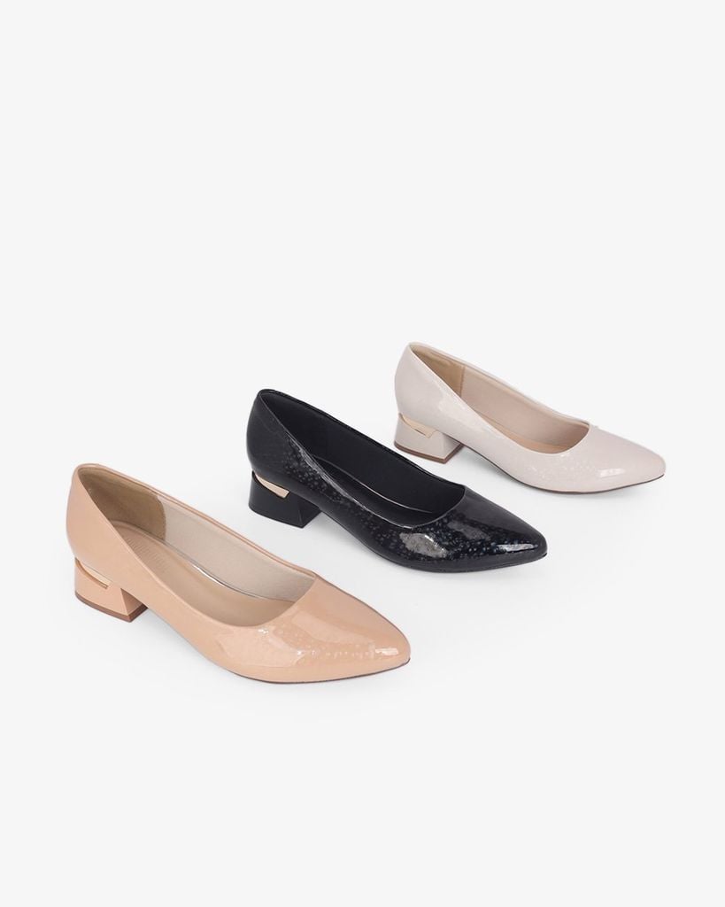 Giày Cao Gót Hạnh Dung Vân Xà Cừ HD0660BA