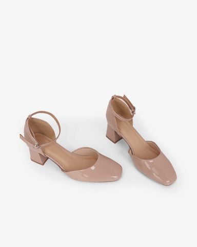 Giày Sandal Hạnh Dung Cao Gót Bít Mũi Vuông HD0661BA