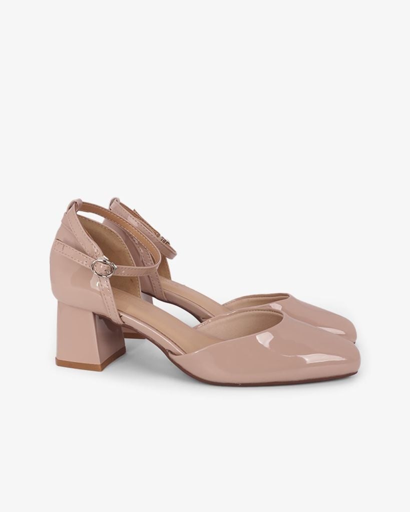 Giày Sandal Hạnh Dung Cao Gót Bít Mũi Vuông HD0661BA