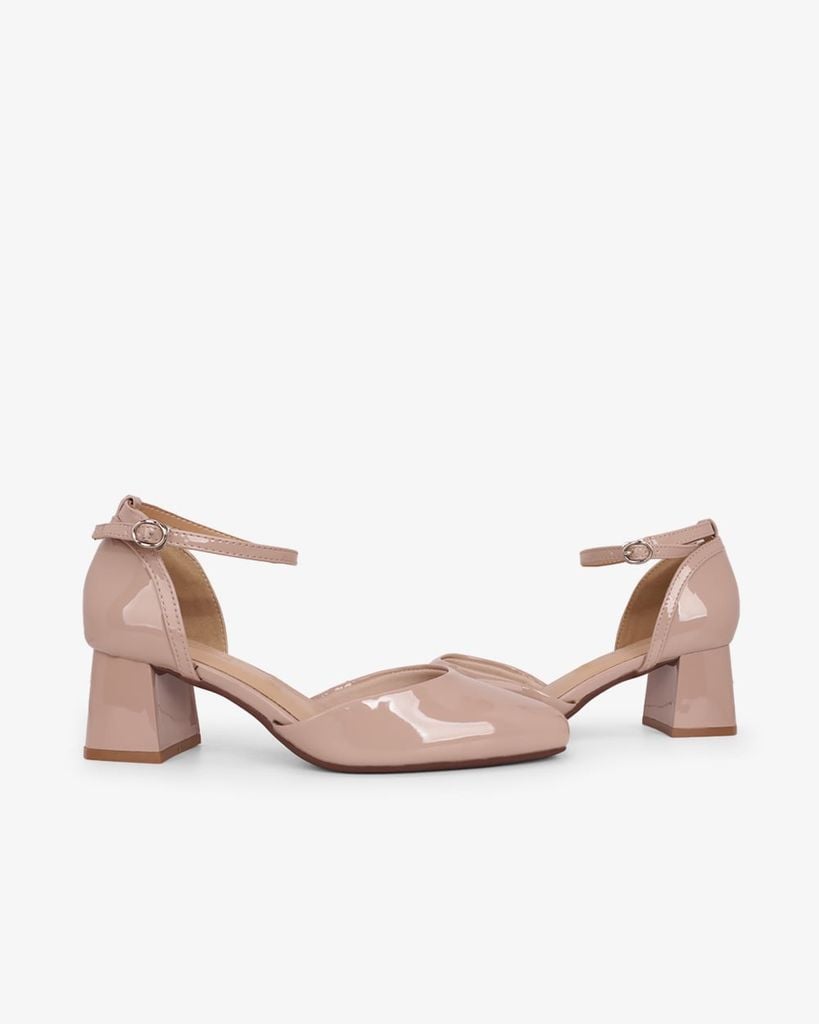Giày Sandal Hạnh Dung Cao Gót Bít Mũi Vuông HD0661BA