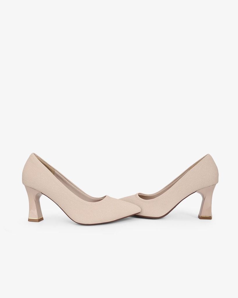 Giày Cao Gót Hạnh Dung Nhung Mềm HD0664BA