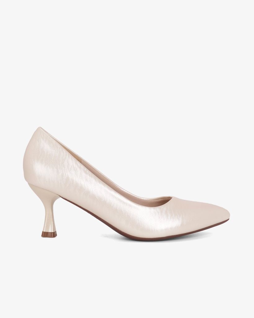 Giày Cao Gót Hạnh Dung Vân Lụa Mũi Nhọn HD0667BA