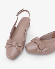 Giày Sandal Cao Gót Hạnh Dung Khóa Nơ HD0670BA