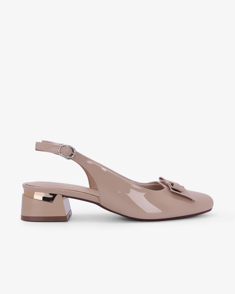 Giày Sandal Cao Gót Hạnh Dung Khóa Nơ HD0670BA
