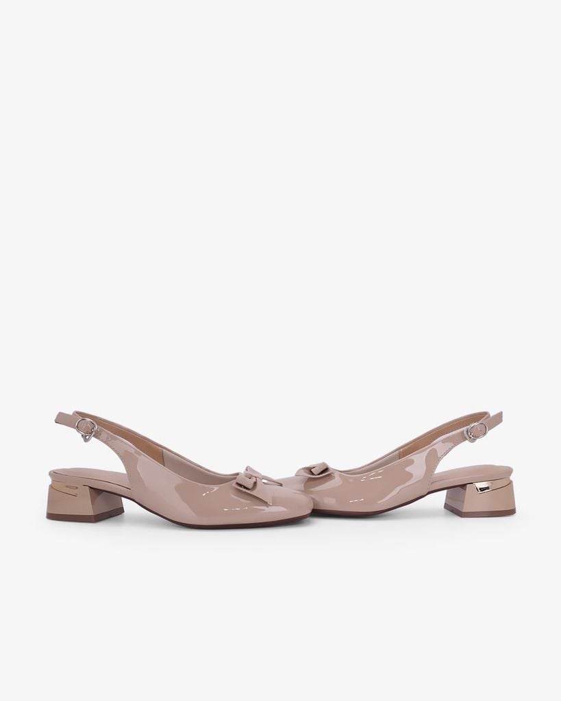 Giày Sandal Cao Gót Hạnh Dung Khóa Nơ HD0670BA