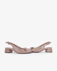 Giày Sandal Cao Gót Hạnh Dung Khóa Nơ HD0670BA