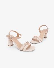 Sandal Cao Gót Hạnh Dung Quai Đan HD0672BA