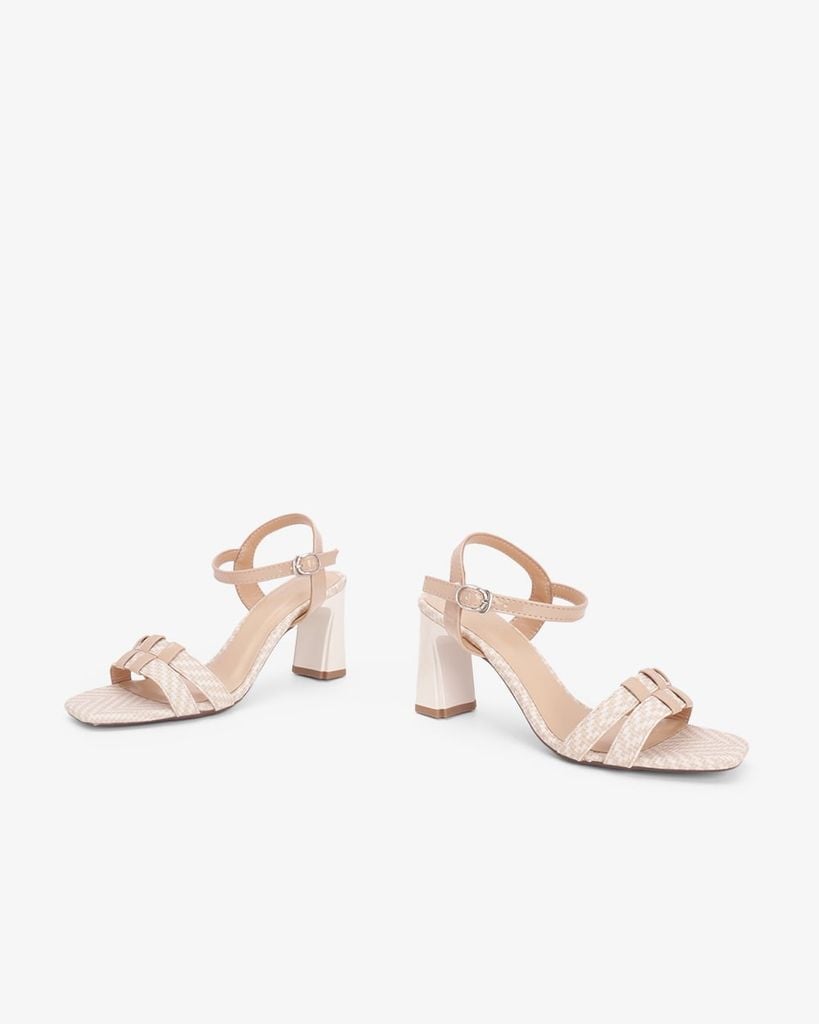 Sandal Cao Gót Hạnh Dung Quai Đan HD0672BA