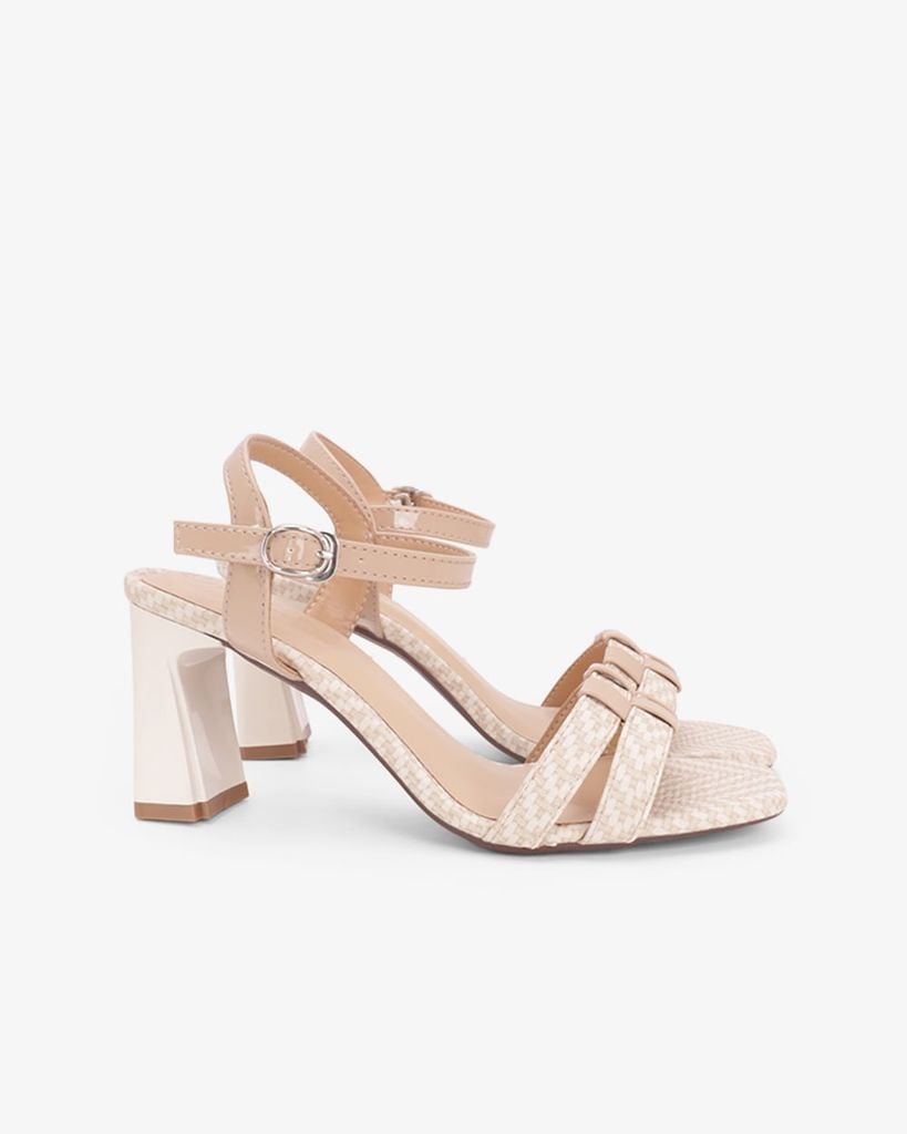 Sandal Cao Gót Hạnh Dung Quai Đan HD0672BA