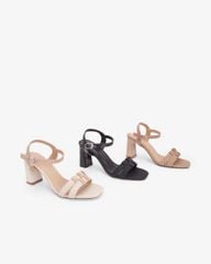 Sandal Cao Gót Hạnh Dung Quai Đan HD0672BA