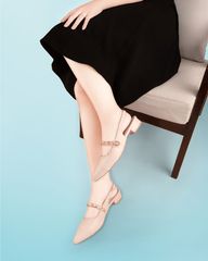 Giày Sandal Hạnh Dung Bít Mũi Khóa Xích HD0926AS