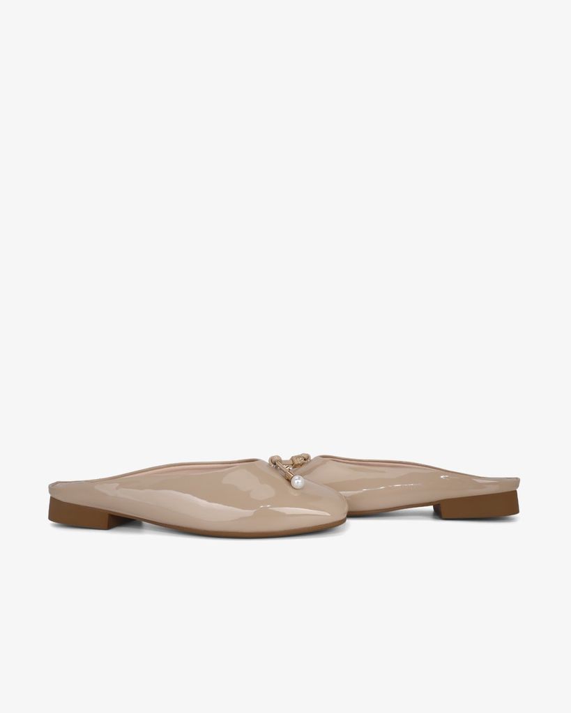 Dép Bít Mũi Hạnh Dung Quai Nút Thắt Đính Đá HD0929AS