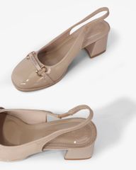 Giày Sandal Hạnh Dung Bít Mũi Khóa Niu Niu HD0934AS