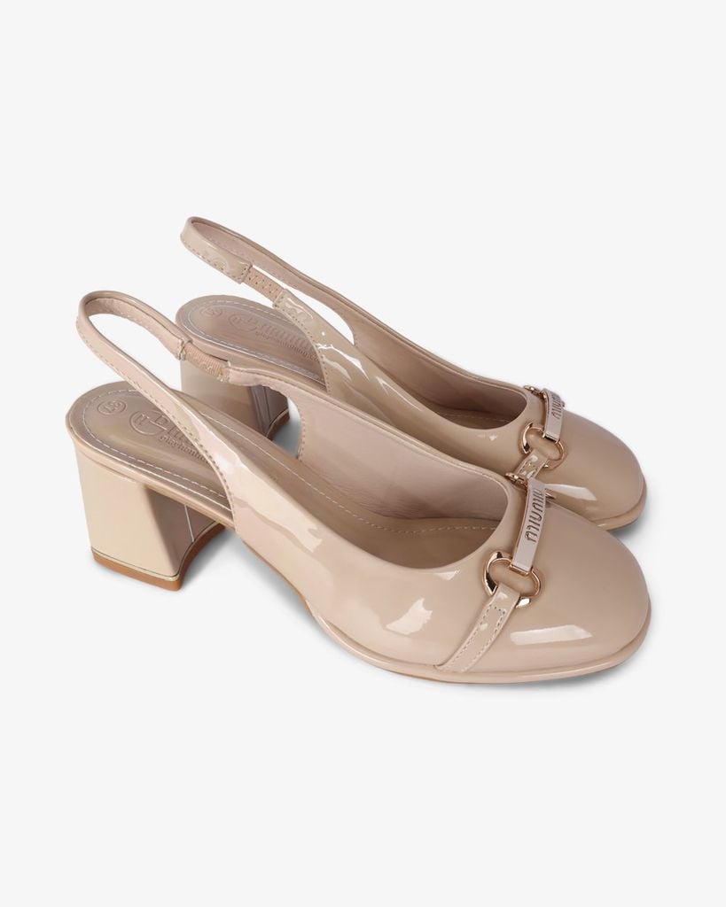 Giày Sandal Hạnh Dung Bít Mũi Khóa Niu Niu HD0934AS