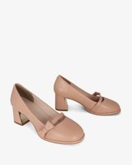 Giày Cao Gót Hạnh Dung Quai Nơ Mảnh HD0938AS