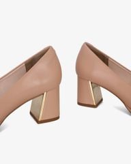 Giày Cao Gót Hạnh Dung Quai Nơ Mảnh HD0938AS