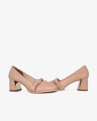 Giày Cao Gót Hạnh Dung Quai Nơ Mảnh HD0938AS