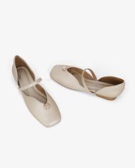 Sandal Hạnh Dung Bít Mũi Khóa Tròn HD0943AS