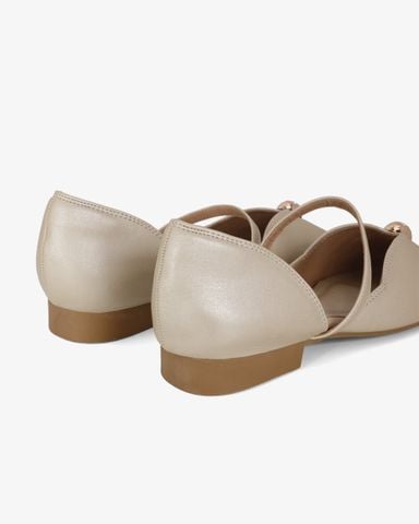 Sandal Hạnh Dung Bít Mũi Khóa Tròn HD0943AS