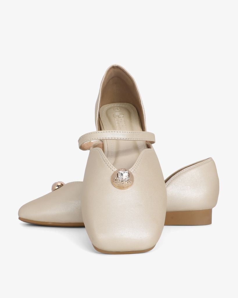 Sandal Hạnh Dung Bít Mũi Khóa Tròn HD0943AS