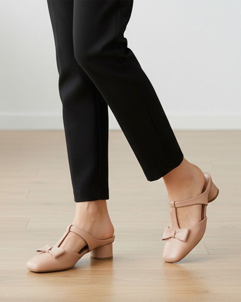 Dép Bít Mũi Hạnh Dung Nơ HD0944AS