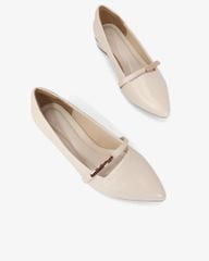 Giày Búp Bê Hạnh Dung Mũi Nhọn Khóa Ngang Nhỏ HD0946AS