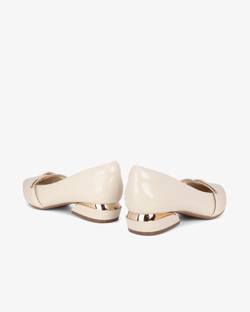 Giày Búp Bê Hạnh Dung Mũi Nhọn Khóa Ngang Nhỏ HD0946AS