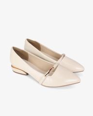 Giày Búp Bê Hạnh Dung Mũi Nhọn Khóa Ngang Nhỏ HD0946AS