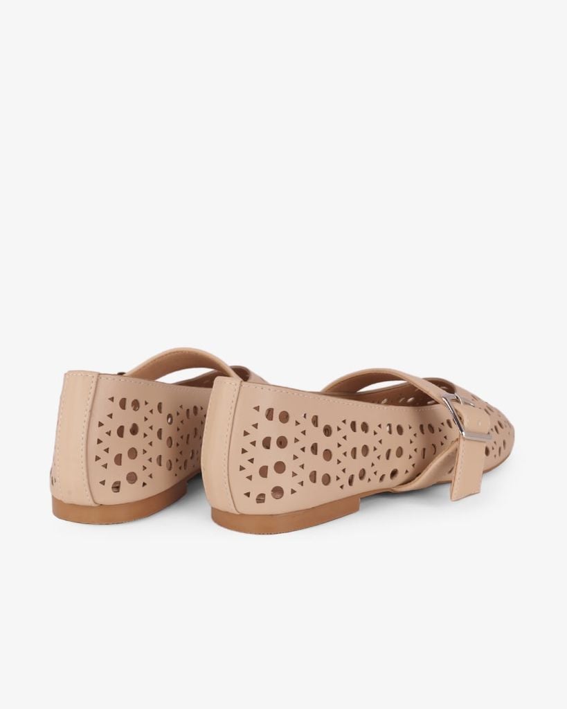 Giày Búp Bê Hạnh Dung Đục Lỗ HD0947AS