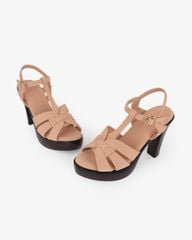 Sandal Hạnh Dung Cao Gót Quai T Đan Chéo HD0950AS