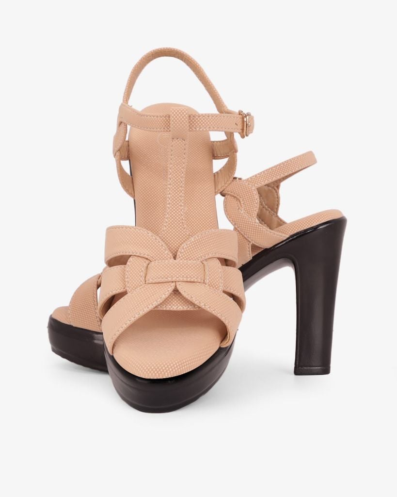 Sandal Hạnh Dung Cao Gót Quai T Đan Chéo HD0950AS