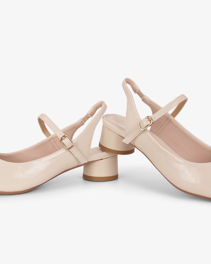 Sandal Hạnh Dung Cao Gót Mũi Nhon Trơn Ánh Màu HD0951AS