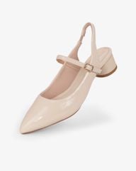 Sandal Hạnh Dung Cao Gót Mũi Nhon Trơn Ánh Màu HD0951AS