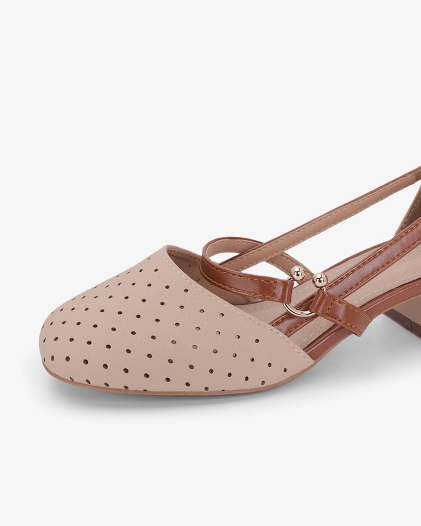 Giày Sandal Cao Gót Hạnh Dung Quai Khoen HD0952AS