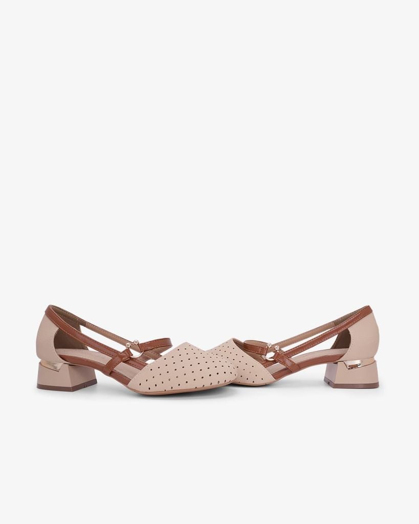 Giày Sandal Cao Gót Hạnh Dung Quai Khoen HD0952AS