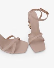 Sandal Hạnh Dung Cao Gót Quai Chéo Mảnh Đế Cách Điệu HD0953AS