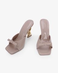 Dép Cao Gót Hạnh Dung Quai Nơ Đế Dollar HD0955AS